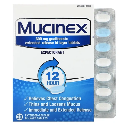 Mucinex, 20 Extended-Release Bi-Layer Tablets