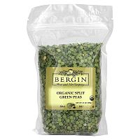 Bergin Fruit and Nut Company, Organic Split Green Peas, 21 oz (596 g)