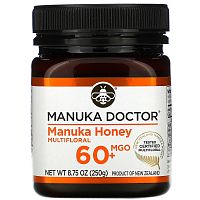 Manuka Doctor, мед манука из разнотравья, MGO 60+, 250 г (8,75 унции)