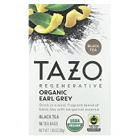 Tazo Teas, Regenerative, Black Tea, Organic Earl Grey, 16 Tea Bags, 1.38 oz (39 oz)