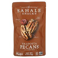 Sahale Snacks, Snack Better, смесь глазированных орехов пекан из Валдосты, 4 унции (113 г)