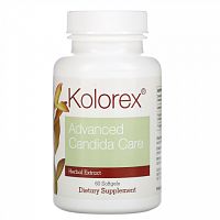 Kolorex, Advanced Candida Care, 60 мягких желатиновых капсул