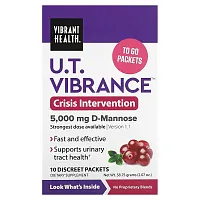 Vibrant Health, U.T. Vibrance, 10 Discreet Packets, 0.207 oz (5.875 g) Each