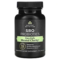 Ancient Nutrition, SBO Probiotics, Mental Clarity, 25 Billion CFU, 30 Capsules