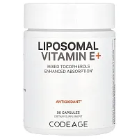 Codeage, Liposomal Vitamin E+, 90 Capsules