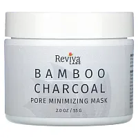 Reviva Labs, Bamboo Charcoal, Pore Minimizing Exfoliating Beauty Mask, 2 oz (55 g)