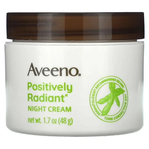 Aveeno, Positively Radiant, Night Cream, 1.7 oz (48 g)