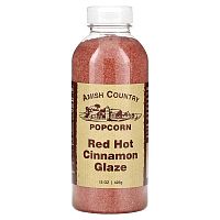 Amish Country Popcorn, Popcorn Glaze, Red Hot Cinnamon, 15 oz (425 g)