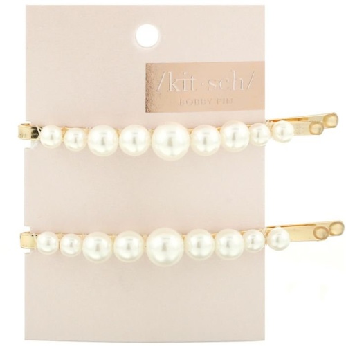 Kitsch, Pearl Bobby Pins, 2 Pieces фото 2