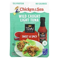 Chicken of the Sea, Wild Caught Light Tuna, Sweet &amp; Spicy, 2.5 oz (70 g)