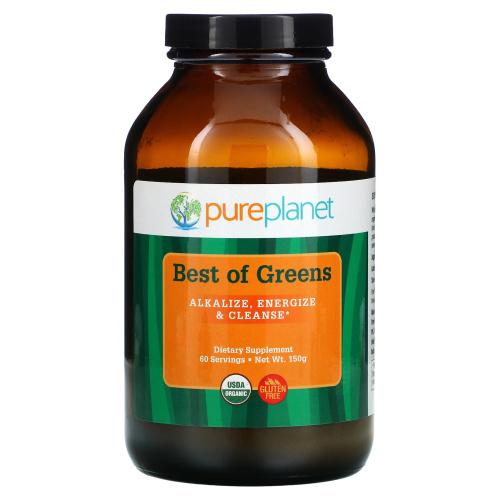 Pure Planet, Органический, Best of Greens, 150 г