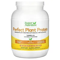 Super Nutrition, Perfect Plant Protein, Vanilla, 2.2 lbs (1,020 g)