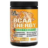 EVLution Nutrition, BCAA Energy Plus Electrolytes, Orange Mango, 11.7 oz (333 g)