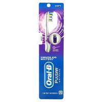 Oral-B, Pulsar Whitening, зубная щетка на батарейках, мягкая, 1 зубная щетка