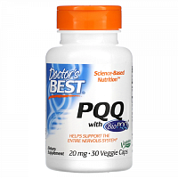 Doctor's Best, PQQ с BioPQQ, 20 мг, 30 вегетарианских капсул