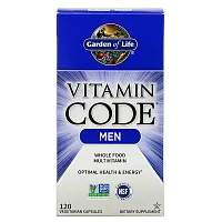 Garden of Life, Vitamin Code, Whole Food Multivitamin for Men, 120 Vegetarian Capsules