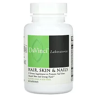 DaVinci Laboratories of Vermont, Hair, Skin &amp; Nails, 60 Capsules