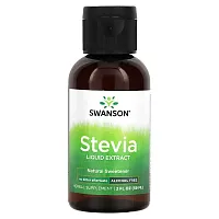 Swanson, Stevia Liquid Extract, Alcohol Free, 2 fl oz (59 ml)