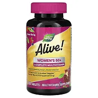 Nature&#x27;s Way, Alive! Women&#x27;s 50+ Complete Multivitamin, 130 Tablets