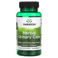 Swanson, Herbal Urinary Care, 60 капсул