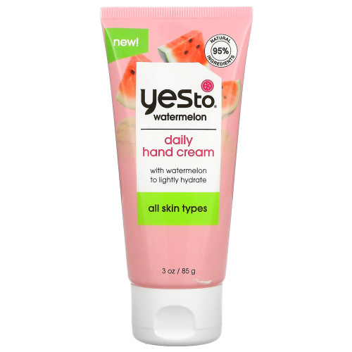 Yes To, Watermelon, Daily Hand Cream, 3 oz (85 g)