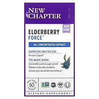 New Chapter, Elderberry Force, 60 Vegan Capsules