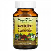 MegaFood, Blood Builder, 60 таблеток