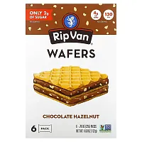 Rip Van Wafels, Chocolate Hazelnut, 6 Pack, 0.78 oz (22 g) Each