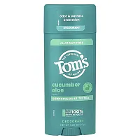 Tom&#x27;s of Maine, Aluminum Free Deodorant, Cucumber Aloe, 3.25 oz (92 g)