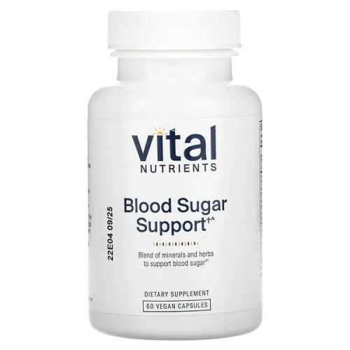 Vital Nutrients, Blood Sugar Support, 60 Vegan Capsules