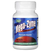 Nature&#x27;s Way, Mega-Zyme, Systemic Enzymes, 100 Tablets