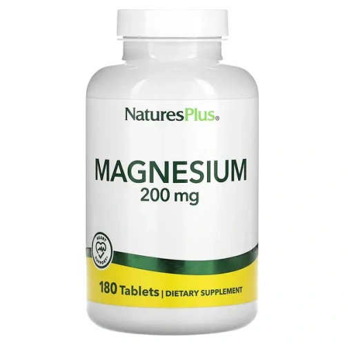 NaturesPlus, Magnesium, 200 mg, 180 Tablets