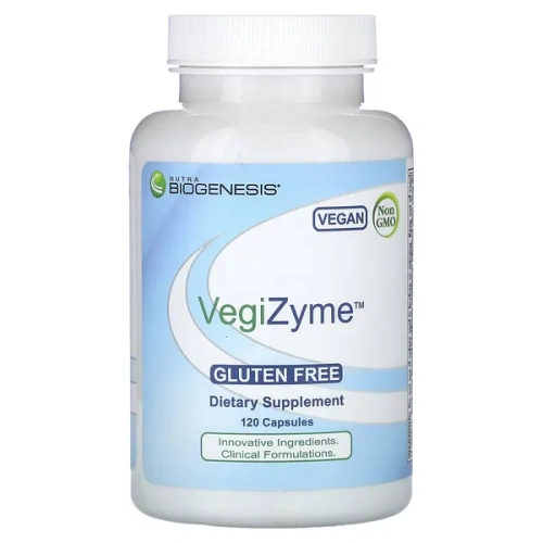 Nutra BioGenesis, VegiZyme, 120 Capsules