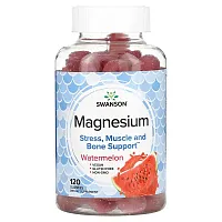 Swanson, Magnesium, Watermelon, 120 Gummies