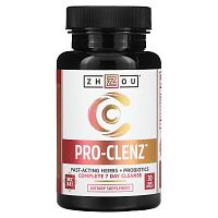 Zhou Nutrition, Pro-Clenz, комплексное очищение за 7 дней, 30 растительных капсул