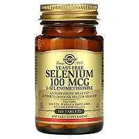 Solgar, Selenium, Yeast-Free, 100 mcg, 100 Tablets