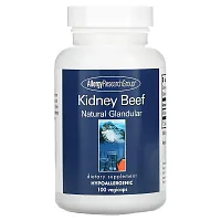 Allergy Research Group, Kidney Beef, Natural Glandular, 100 Vegicaps