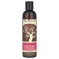 Dr. Woods, Facial Cleanser, Black Soap, 8 fl oz (236 ml)