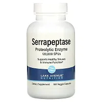 Lake Avenue Nutrition, Serrapeptase, Proteolytic Enzyme, 120,000 SPUs, 180 Veggie Capsules