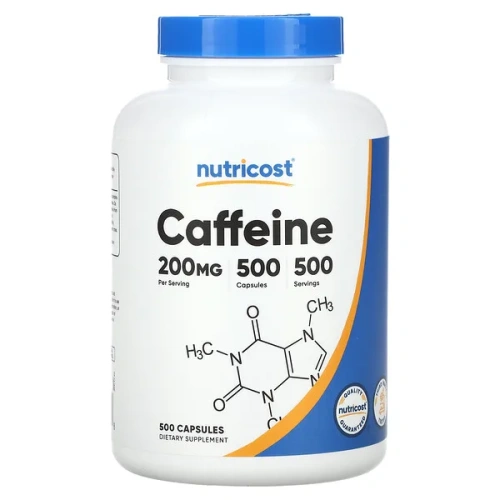 Nutricost, Caffeine, 200 mg, 500 Capsules