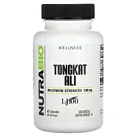 NutraBio, Tongkat Ali, Maximum Strength, 200 mg, 60 Capsules