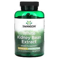 Swanson, White Kidney Bean Extract, 500 mg, 180 Capsules