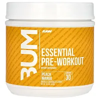 Raw Nutrition, Bum, Essential Pre-Workout, Peach Mango, 14.9 oz (423 g)