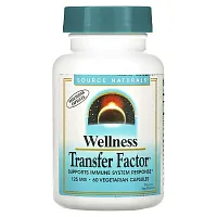 Source Naturals, Wellness Transfer Factor, 125 mg, 60 Vegetarian Capsules