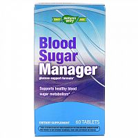 Nature's Way, Blood Sugar Manager, 60 таблеток