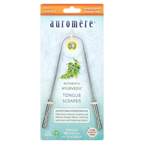 Auromere, Authentic Ayurvedic, Tongue Scraper, 1 Scraper