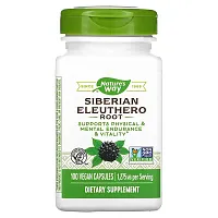 Nature&#x27;s Way, Siberian Eleuthero Root, 1,275 mg, 100 Vegan Capsules (425 mg per Capsule )