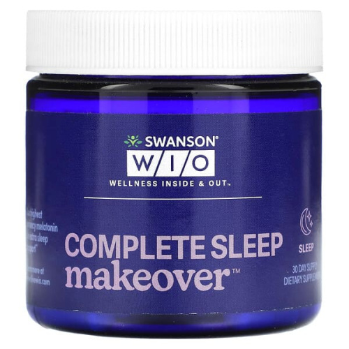 Swanson WIO, Complete Sleep Makeover, Sleep, 30 Day Supply