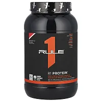 Rule One Proteins, R1 Protein Powder Drink Mix, Strawberries &amp; Creme, 1.98 lb (900 g)