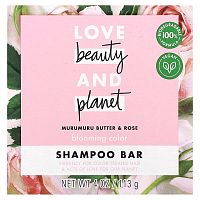 Love Beauty and Planet, Shampoo Bar, Blooming Color, Murumuru Butter &amp; Rose, 4 oz (113 g)